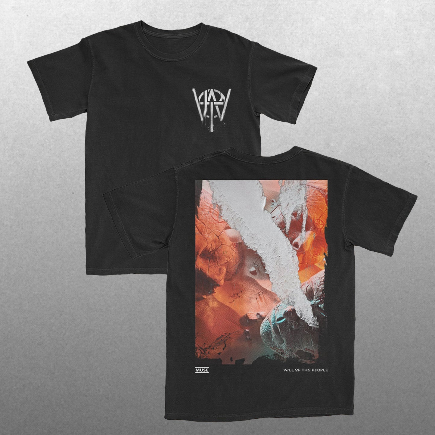 Will of the People Cover Collage Black T-Shirt