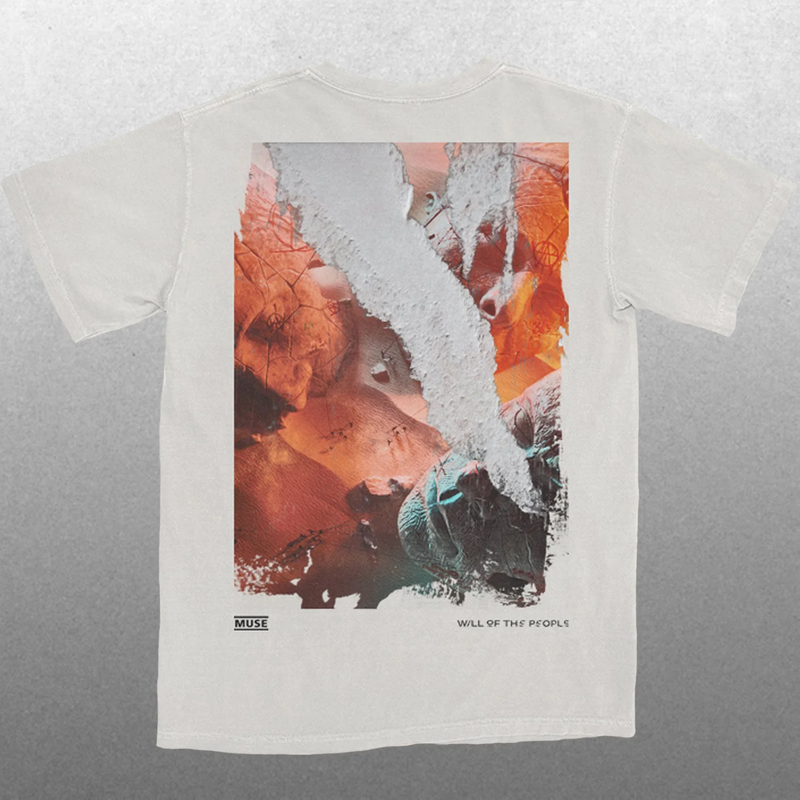 Will Of The People Cover Collage White T-Shirt