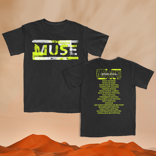 Muse WOTP Logo Colourway T-Shirt Black 2022