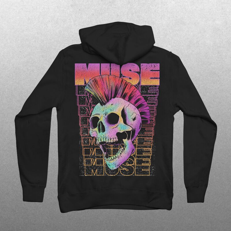 Mohawk Skull Hoodie