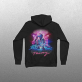 Stacked Logo Simulation Theory Kids Hoodie