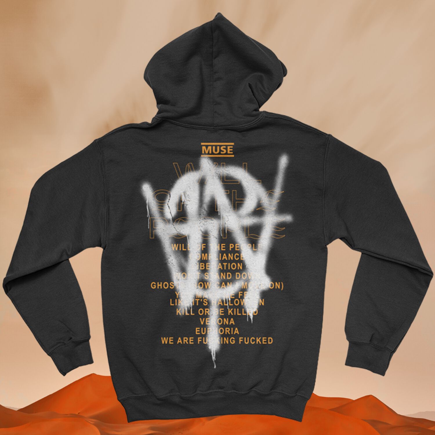 Band top pullover hoodies