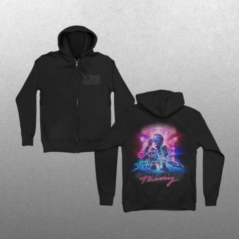 Stacked Logo Simulation Theory Kids Hoodie