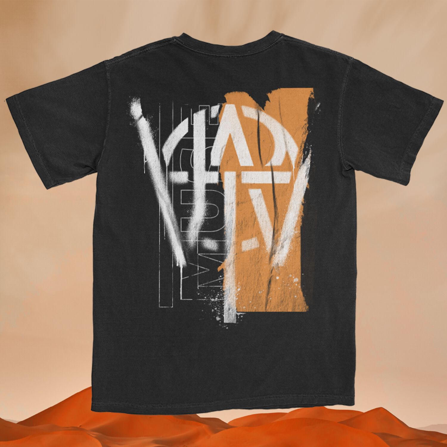 Will Of The People Orange Stencil T Shirt Muse Official Store